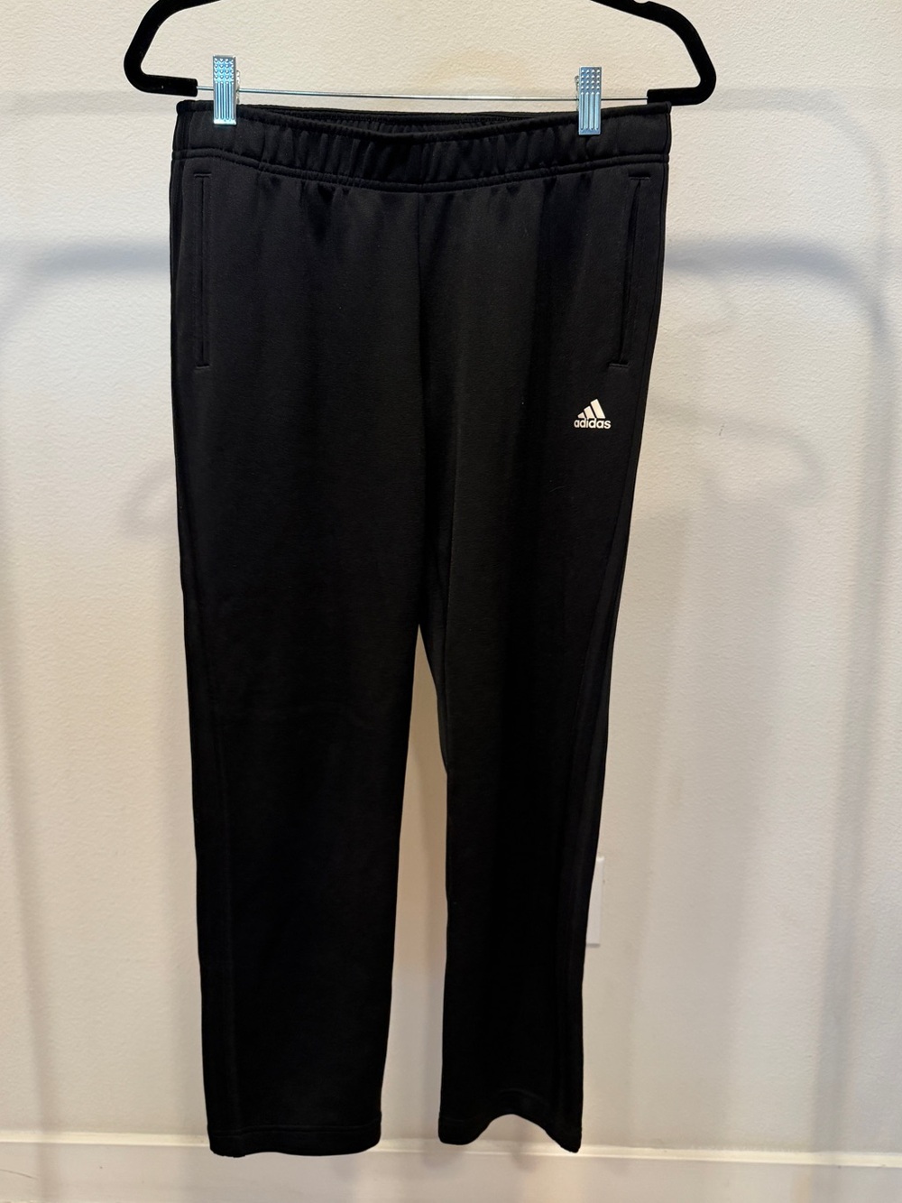 Adidas Snap-Button Black Track Pants